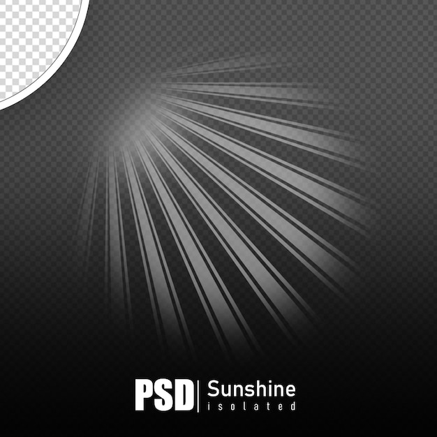 PSD sunrise light effect