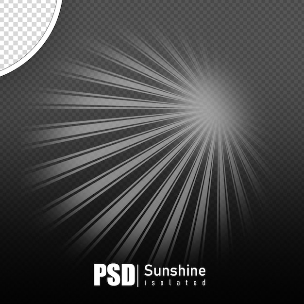 PSD sunrise light effect