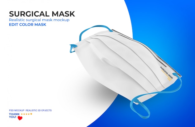 Surgical mask Mockup