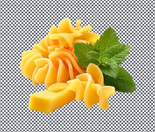 PSD sweet muyinga minty mango isolated on transparent background