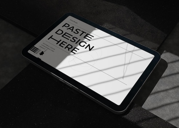 PSD tablet device mockup