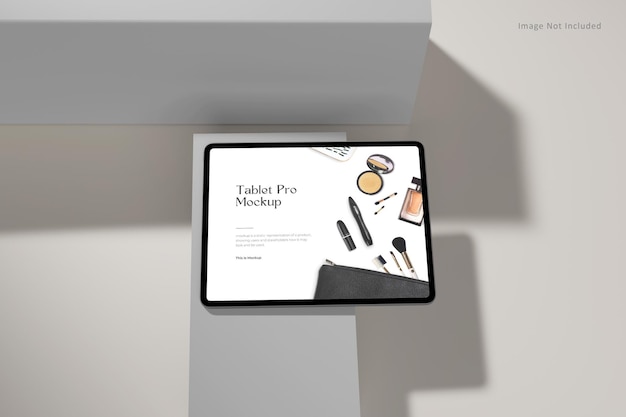 PSD tablet screen device mockup