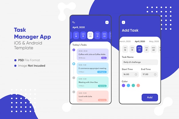 Task manager app ui