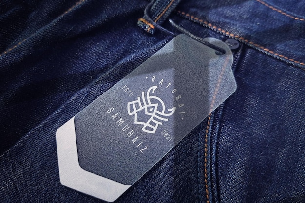 Template Branding Jeans Brand Mockup Design0003