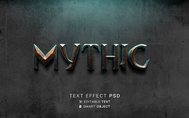 Text effect viking design