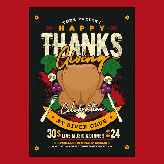 Thanksgiving Celebration Flyer