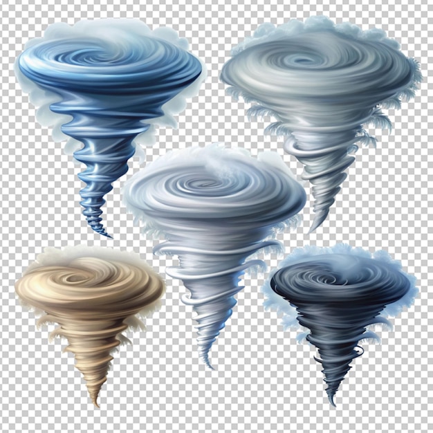 PSD tornado hurricane vector cyclone storm effect