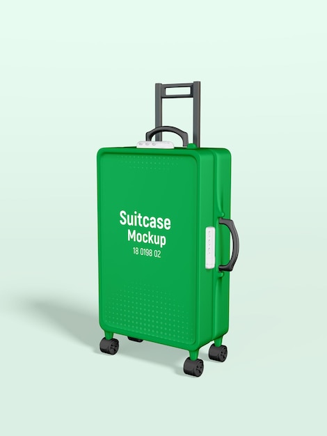 Travel Luggage Suitcase Mockup