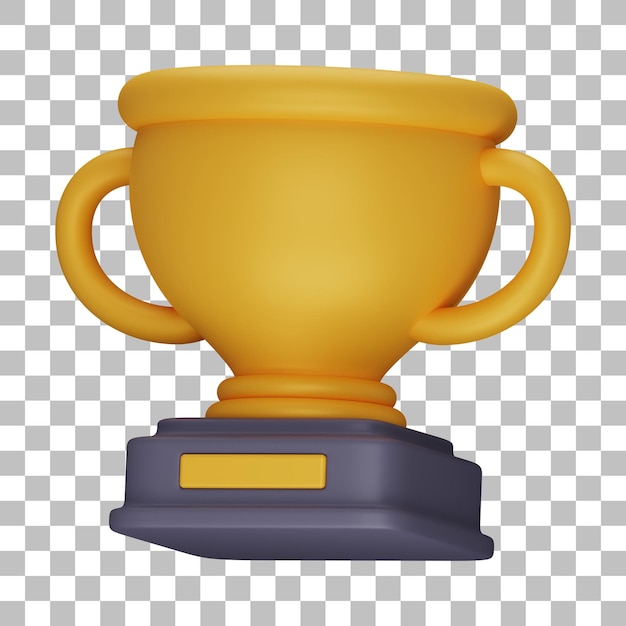 Trophy 3D Illustration