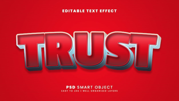 Trust text effect