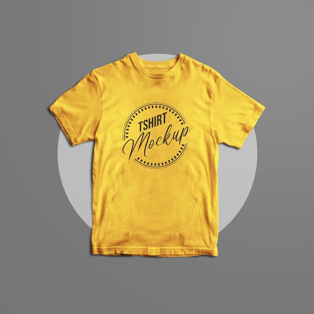 Tshirt mockup design isolated