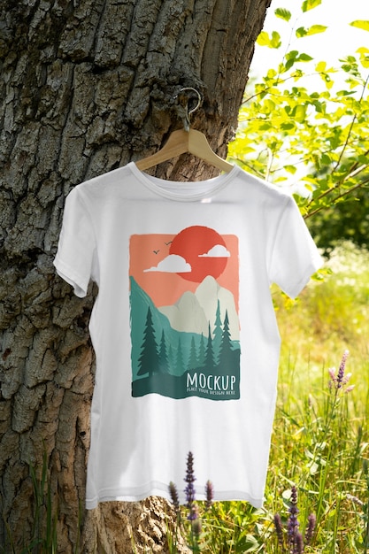 Tshirt in nature