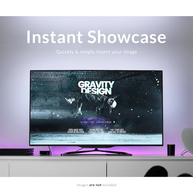 PSD tv mock up