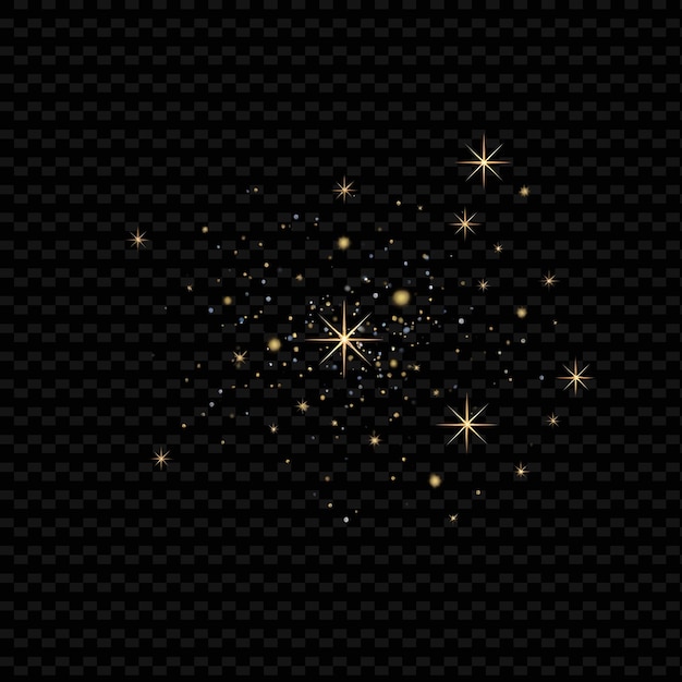 Twinkling Stars Sparkles Intermittently With a Mix of Silver and Y2K Neon Inspired Light TextureP