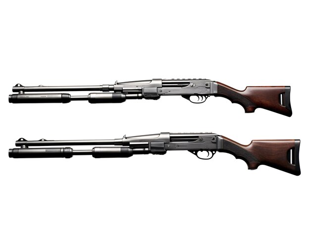 PSD two guns with long barrels