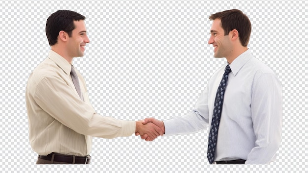 PSD two professionals shaking hands in a formal setting during a business meeting to celebrate collaboration and agreement