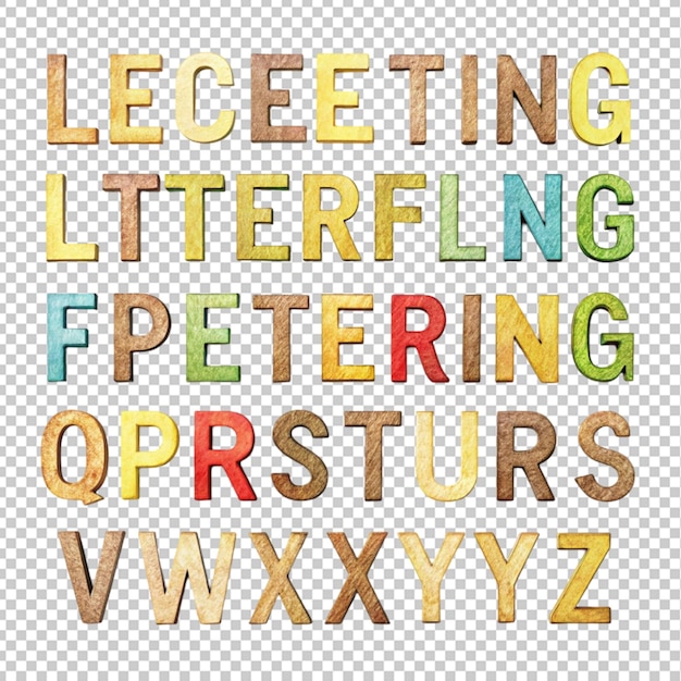 typesetting letters