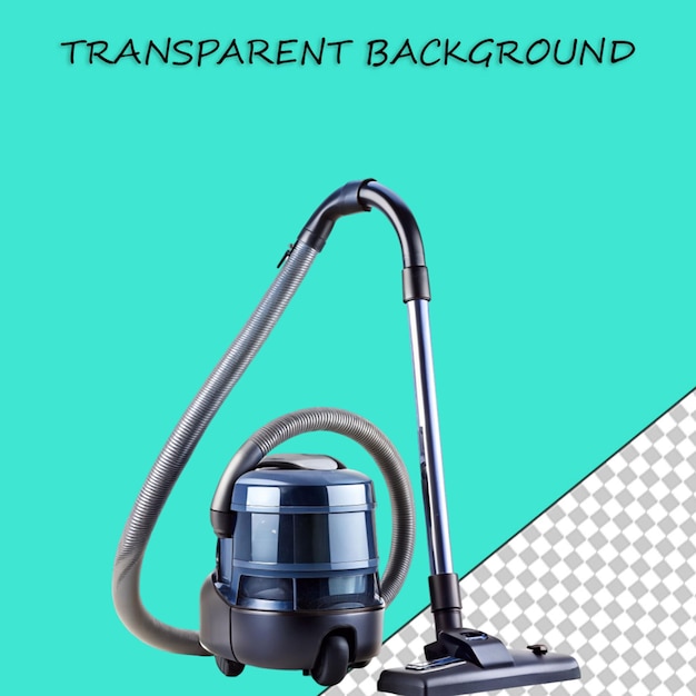 vacuum cleaner isolated on transparent background 3d rendering illustration