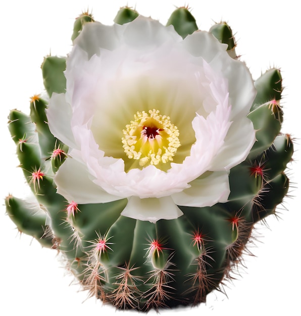 PSD a vibrant cactus flower in full bloom