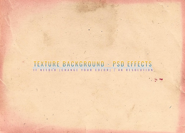 PSD vintage textured watercolor paper on transparent background