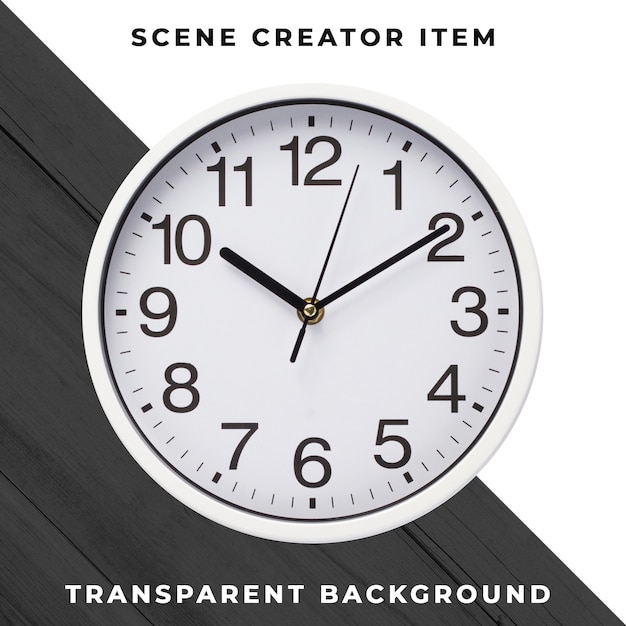 Wallclock object transparent PSD