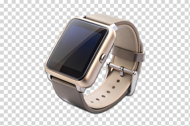 PSD a watch with a black face and a silver band