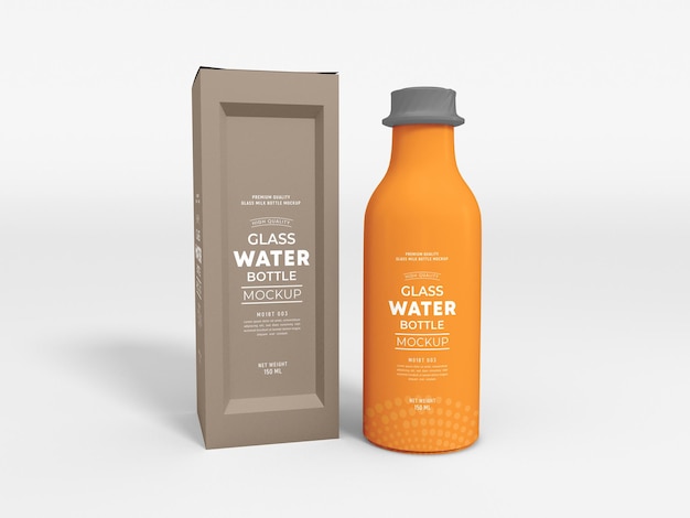 Water Bottle Branding Mockup