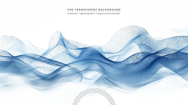 PSD wave vector element with abstract colorful gradient lines for website banner and brochure