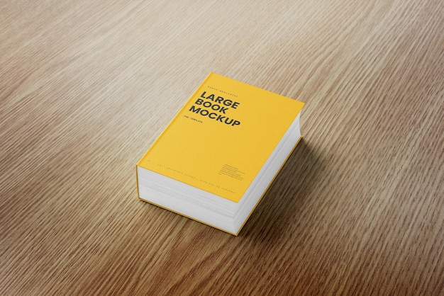 PSD white book mockup