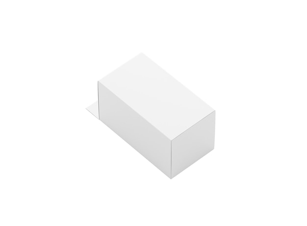 PSD a white box with a lid that says  empty