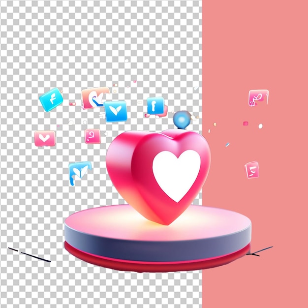 PSD white heart on pink text box ideas for talking with loved ones on special days