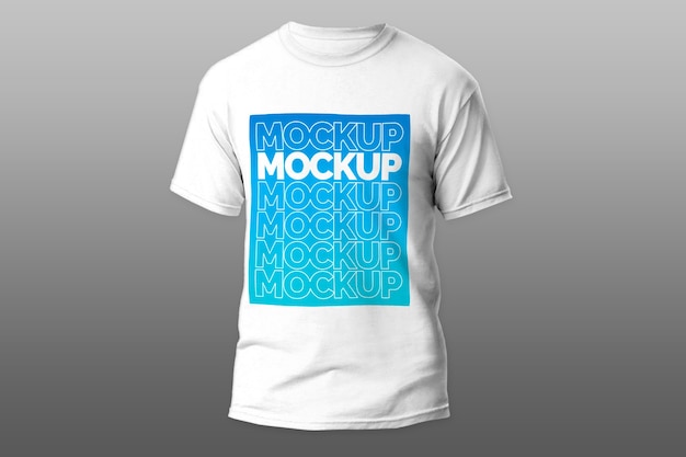 White t-shirt mockup