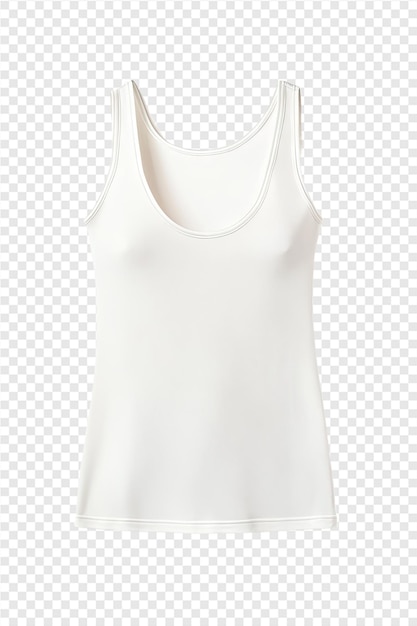 PSD a white tank top with a white tank top that says tank top