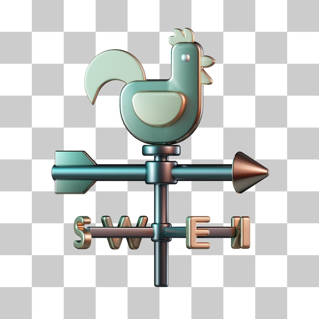 Wind Track 3D Icon