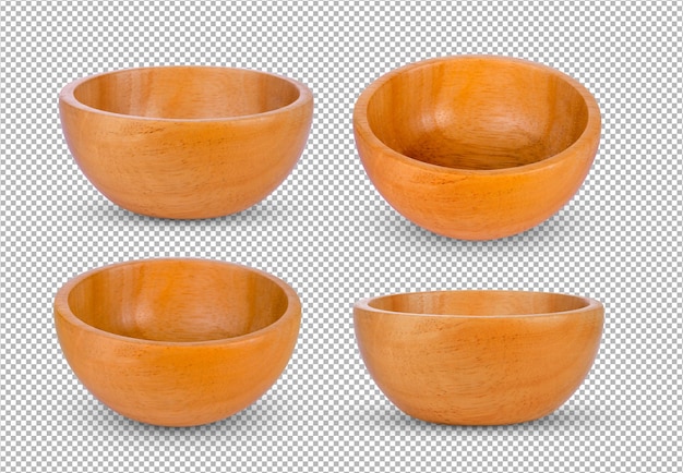 Wood bowl on alpha layer