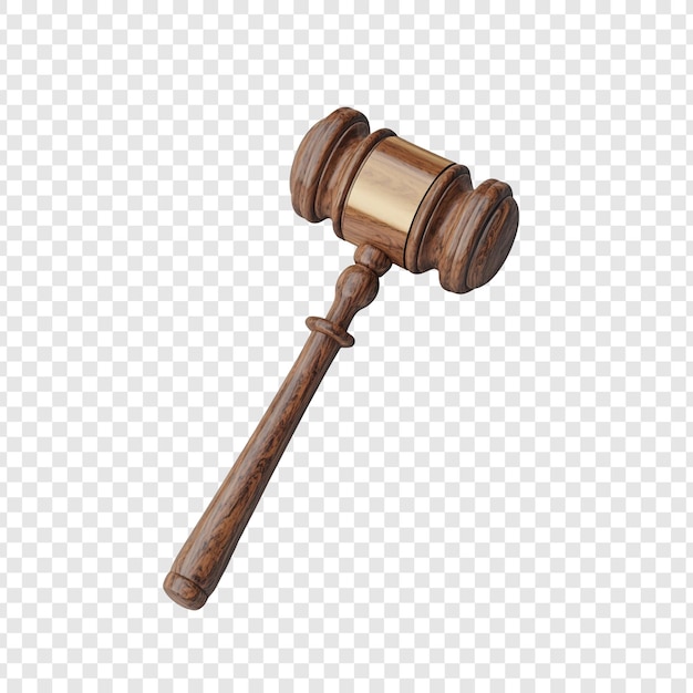 PSD wooden gavel for judge