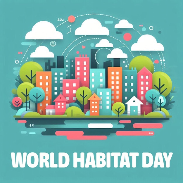 PSD world habitat day psd banner design template