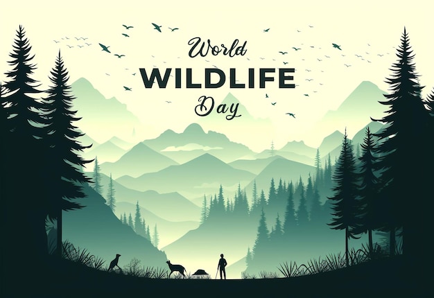 World Wildlife Day banner Poster Template