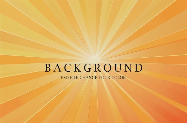 PSD yellow orange gradient background vector presentation design