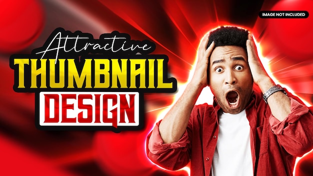 Youtube video thumbnail template