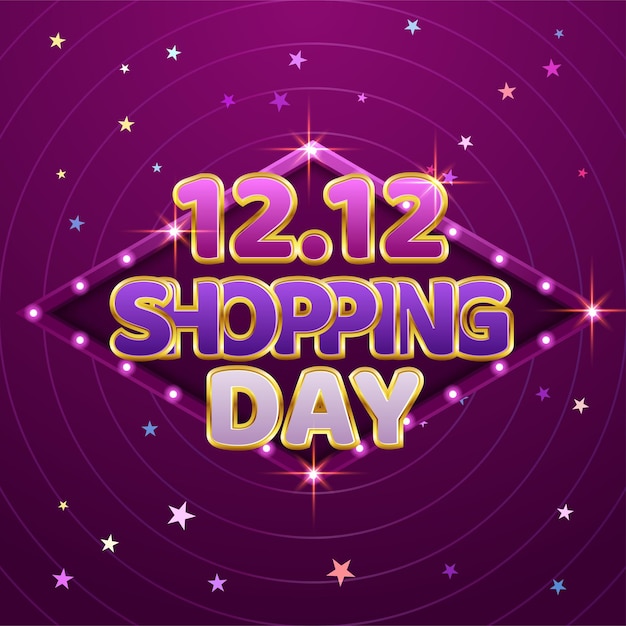 12.12 Shopping day sale banner background