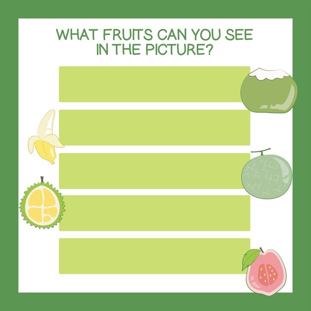 264 What fruits can you see