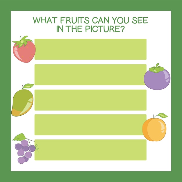 266 What fruits can you see