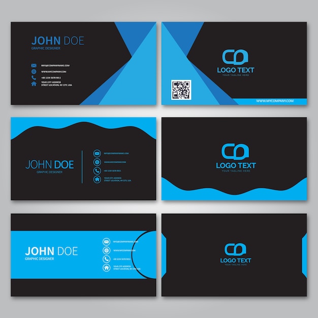 3 Modern business card template