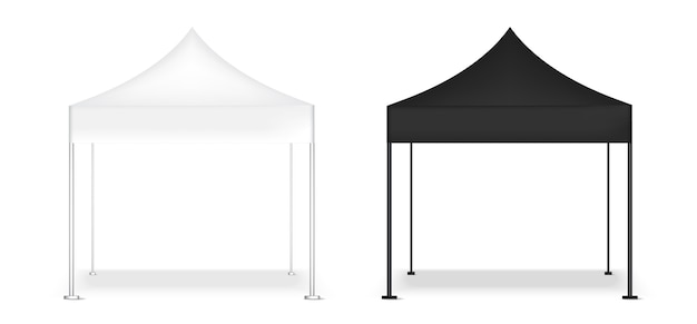 3D Mock up Realistic Tent Display POP Booth Exhibition