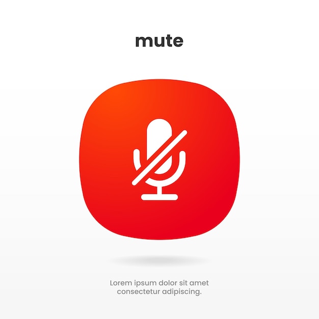 3d podcast broadcast, webcast, voicemail, voice chat, recording, mute, microphone icon for mobile ui