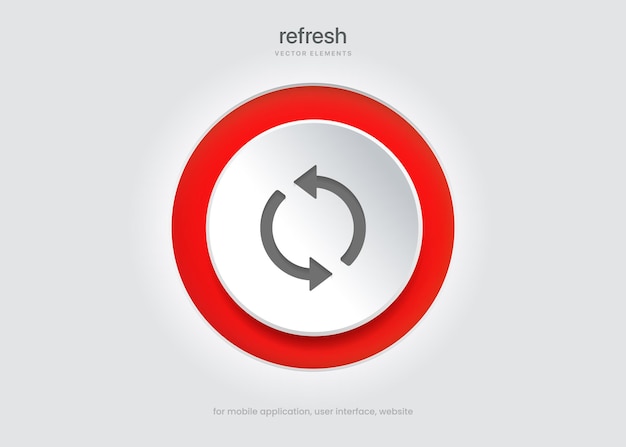 3d synchronize sync rotate swap repeat reset refresh reload update arrow icon emblem symbol button.