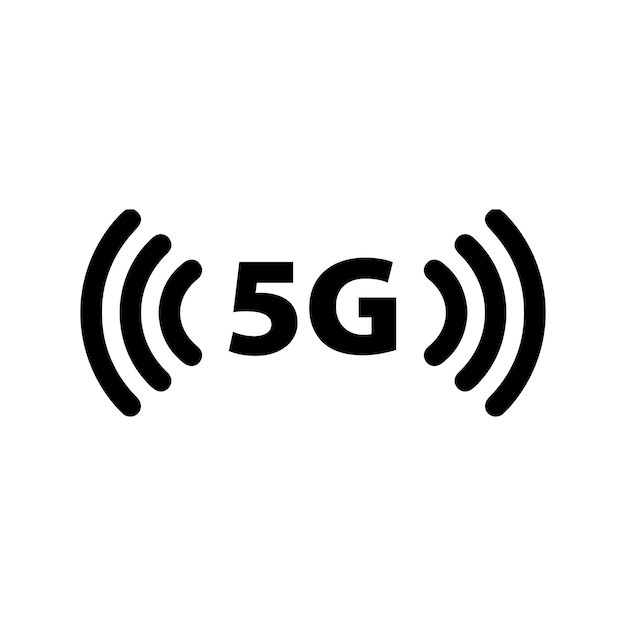 5g logo sign vector template