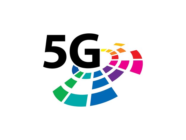 Vector 5g network connection logo symbol or icon template