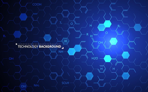 The abstract background of gene coding.